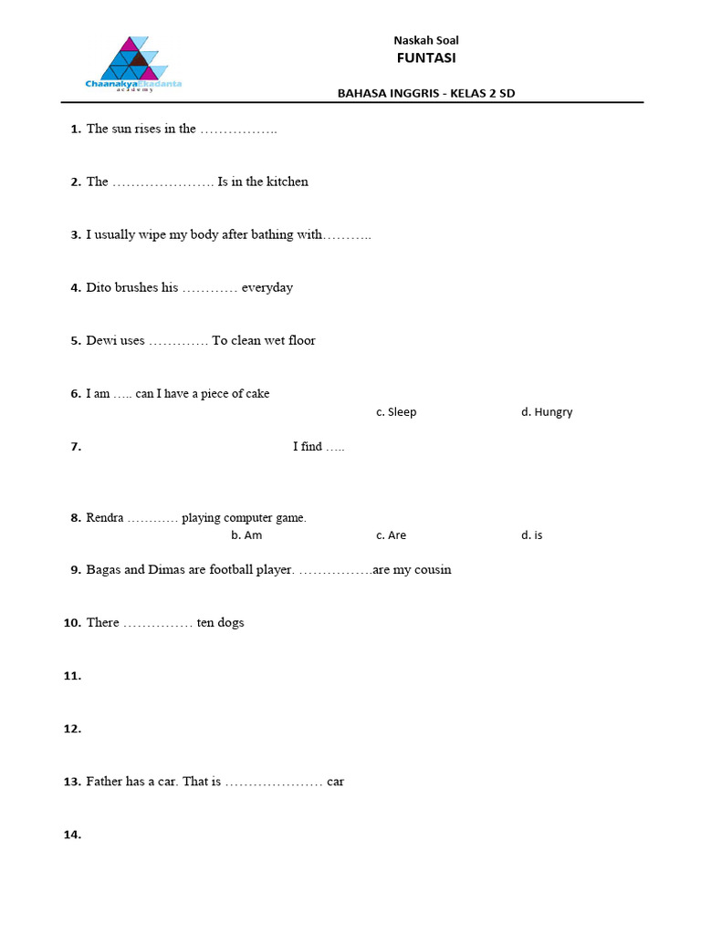 English SD 2 | PDF