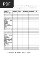 Tabla A Rellenar Reparto-Tareas Domesticas