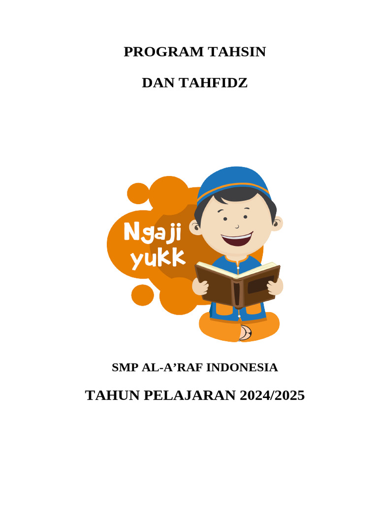 Program Tahsin dan Tahfidz SMP 2024/2025 | PDF