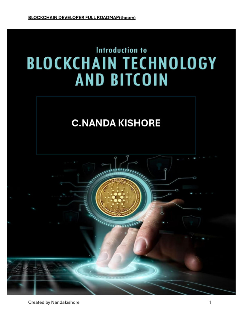 Blockchain Developer Roadmap Overview | PDF | Cryptocurrency | Bitcoin