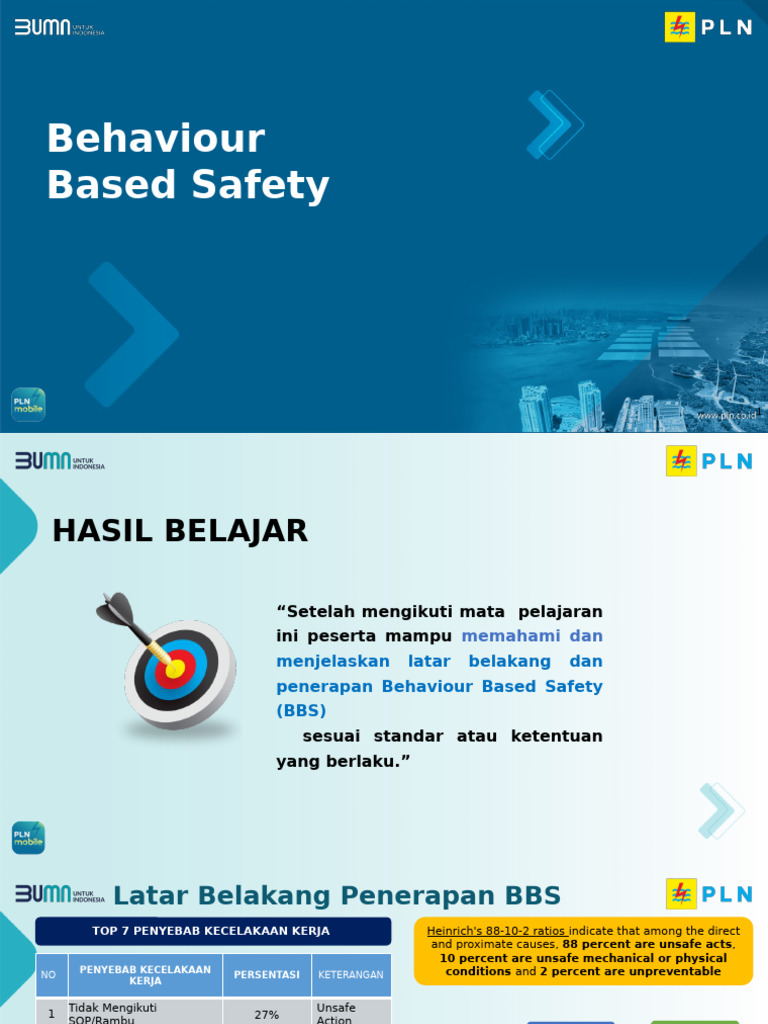 Penerapan Behaviour Based Safety (BBS) | PDF