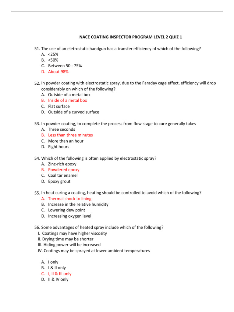 Ampp-Nace 2 Quiz 51 60 PDF | PDF