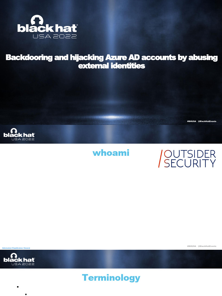 Azure AD Backdoor Exploitation Techniques | PDF | Microsoft Azure ...