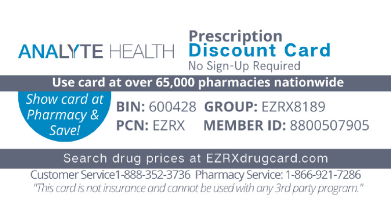 Prescription Discount Card | PDF