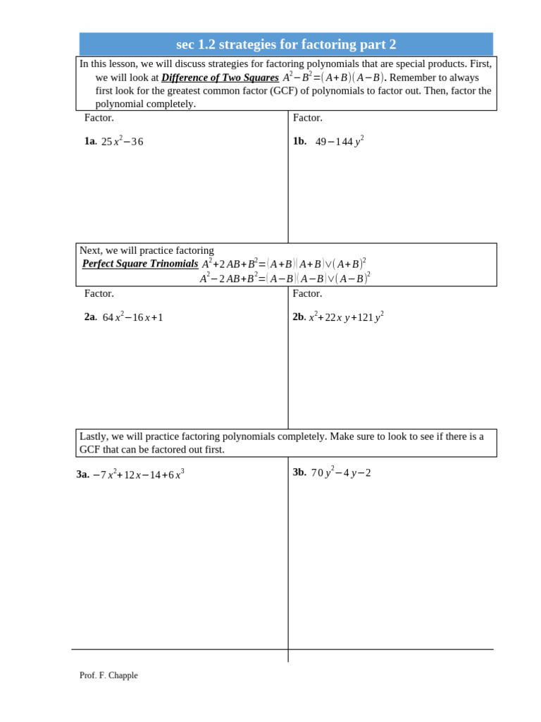 MAT037 137 Sec 1.2 Strategies For | PDF