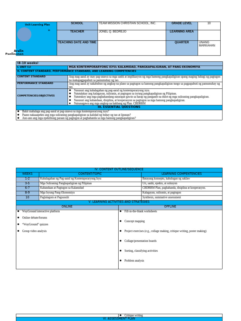 Ap10 1stq Ulp - Blue | PDF