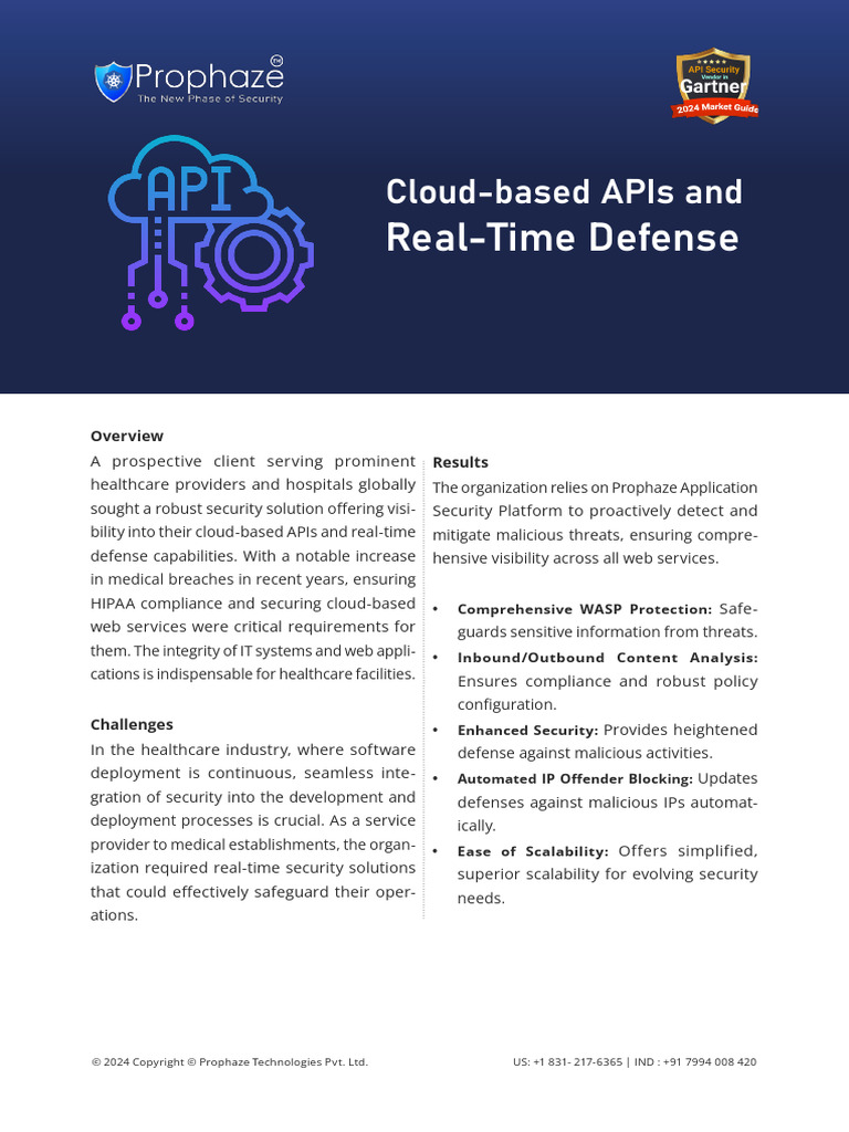 Cloud-Based APIs and Defense in Real Time &PEF | PDF