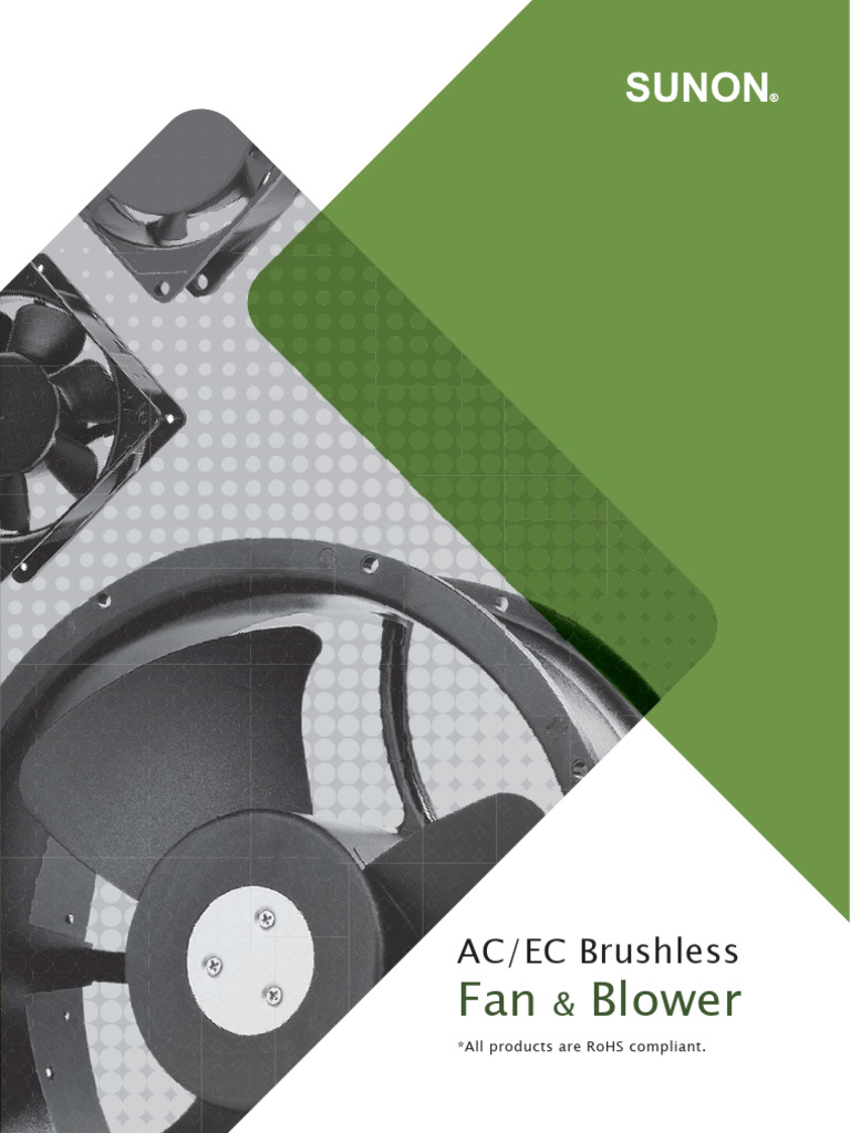 RoHS Compliant AC/EC Fans and Blowers | PDF | Alternating Current ...