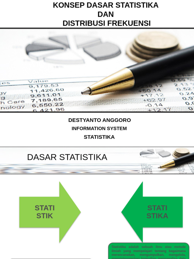 Dasar Statistika dan Distribusi Frekuensi | PDF