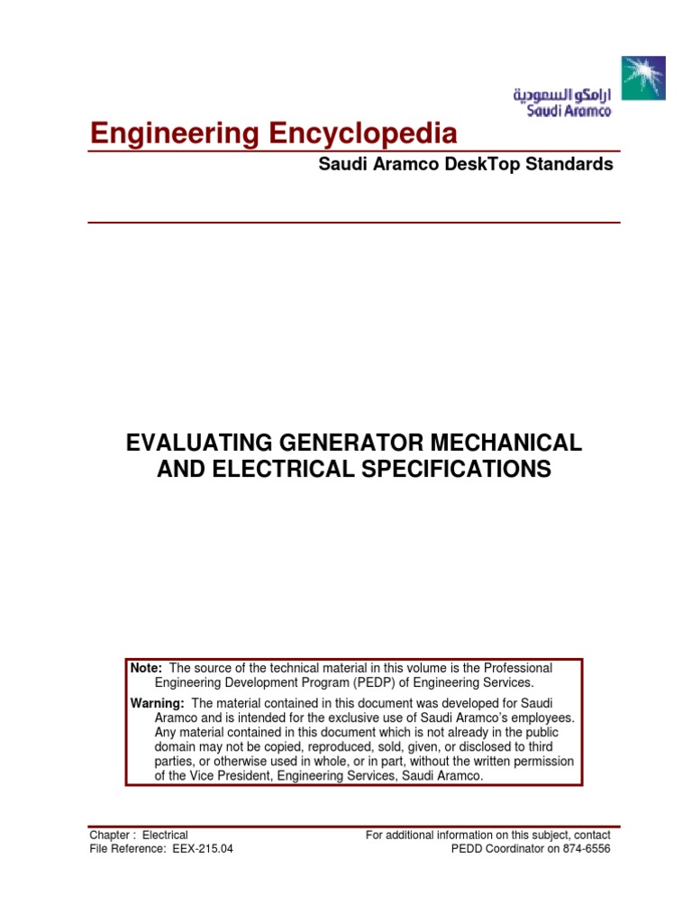 Evaluating Generator Specifications Guide | PDF | Electric Generator ...
