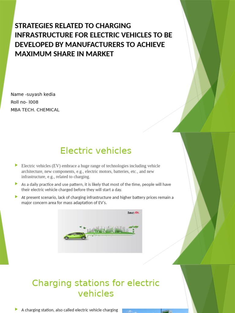 Strategies Related To Charging Infrastructure For Electric Vehicles ...