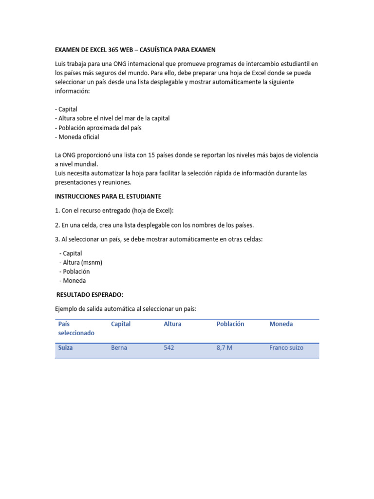 Casuistica e Instrucciones para Pa2 | PDF