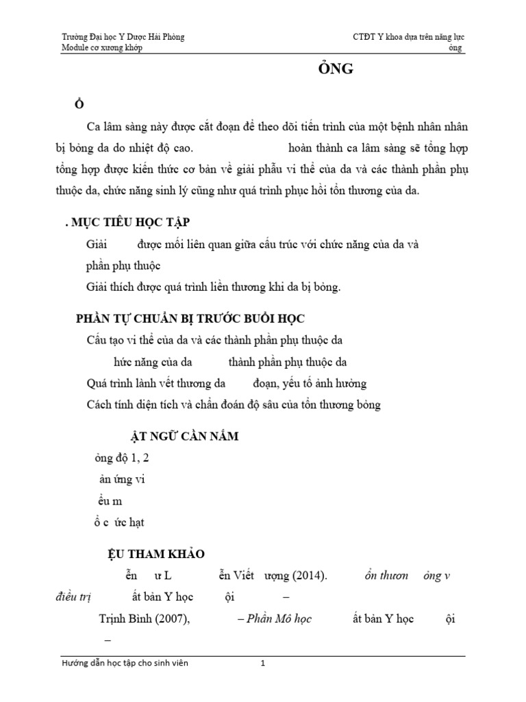 HDHT Bỏng | PDF