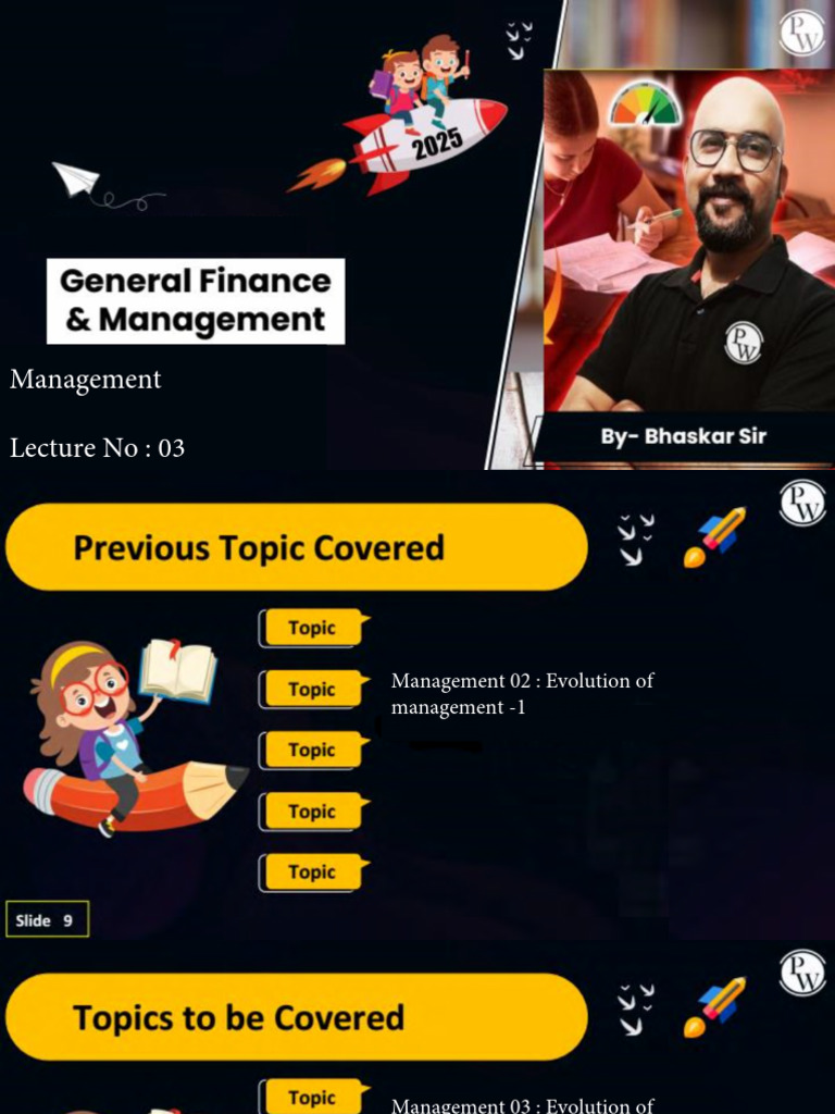 Management 03 - Class Notes | PDF