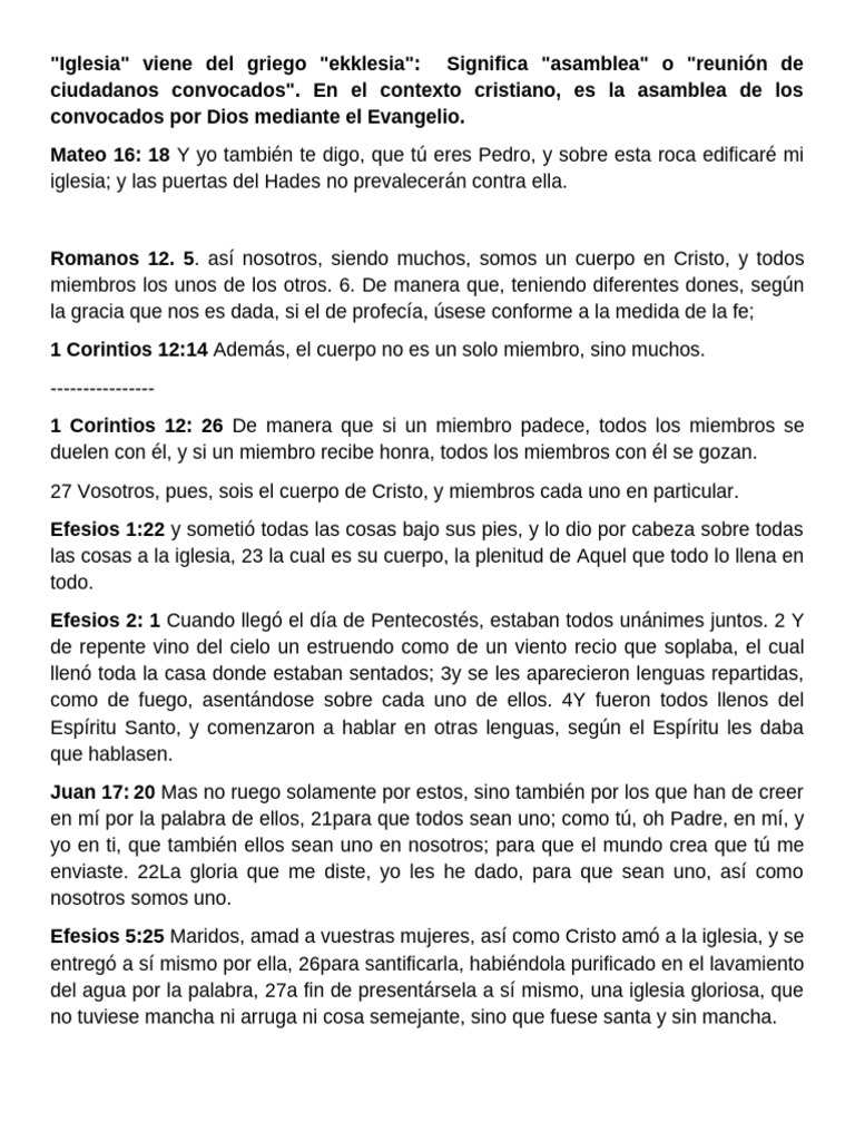 La Iglesia como Cuerpo de Cristo | PDF | Iglesia cristiana | Cristo ...