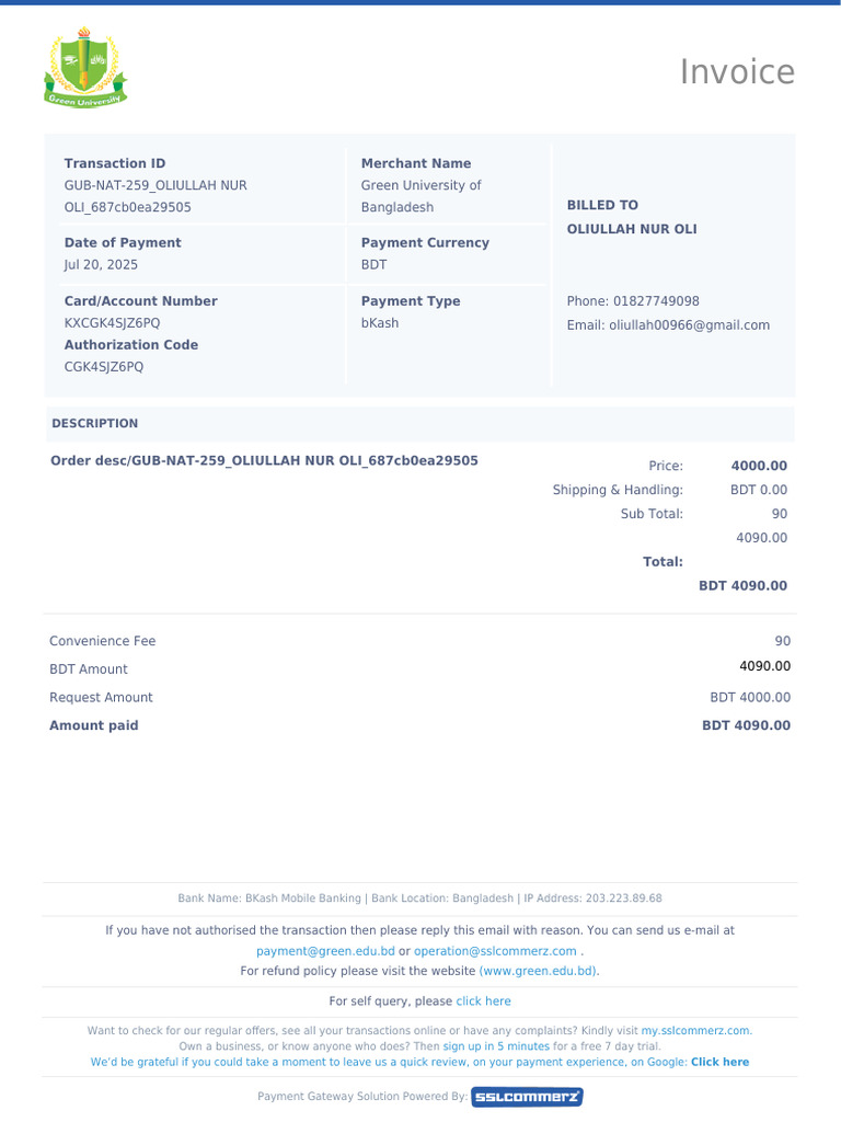 250720150338I55SJDYO1EVEW | PDF | Payments | Services (Economics)