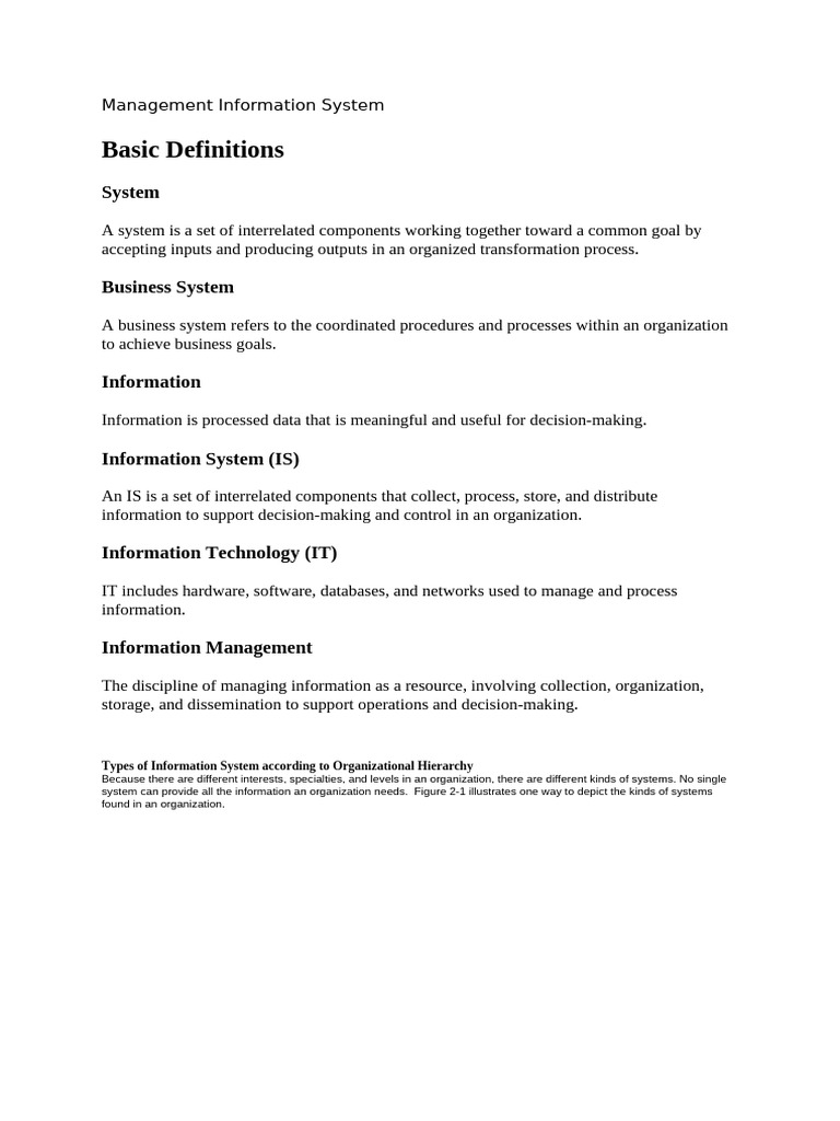 Overview of Management Information Systems | PDF | Computer Security ...