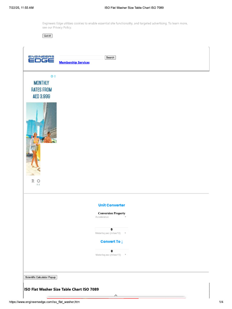 ISO Washers | PDF