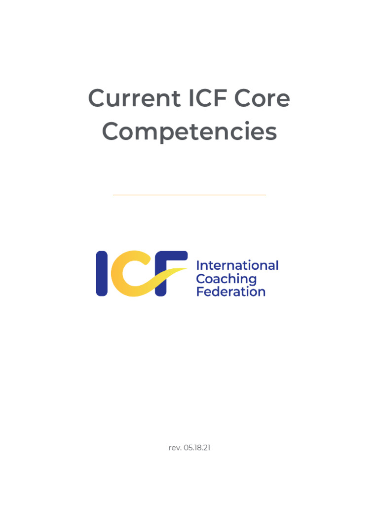 ICF Core Coaching Competencies Overview | PDF | Emotions | Learning