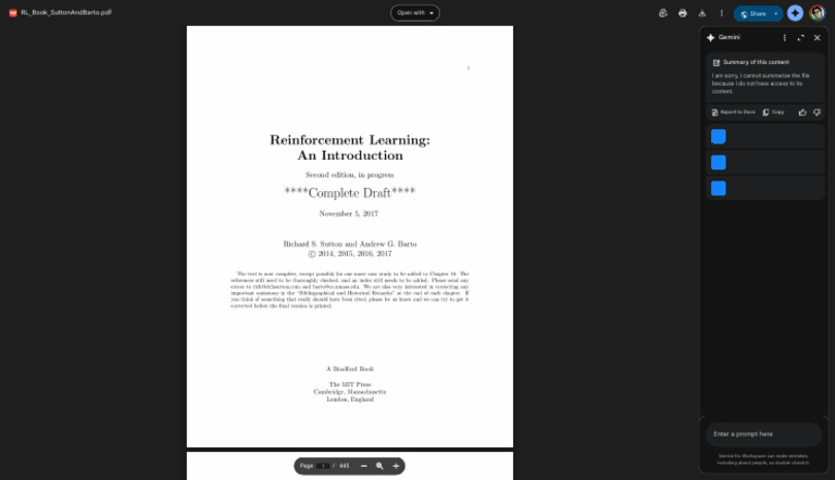 Reinforcement Learning: An Introduction | PDF