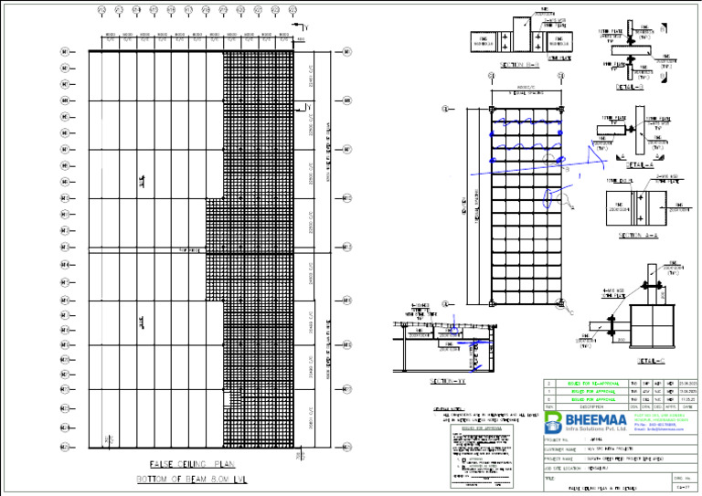 Ga-27 False Ceiling Plan Its Details-Model False Ceiling | PDF