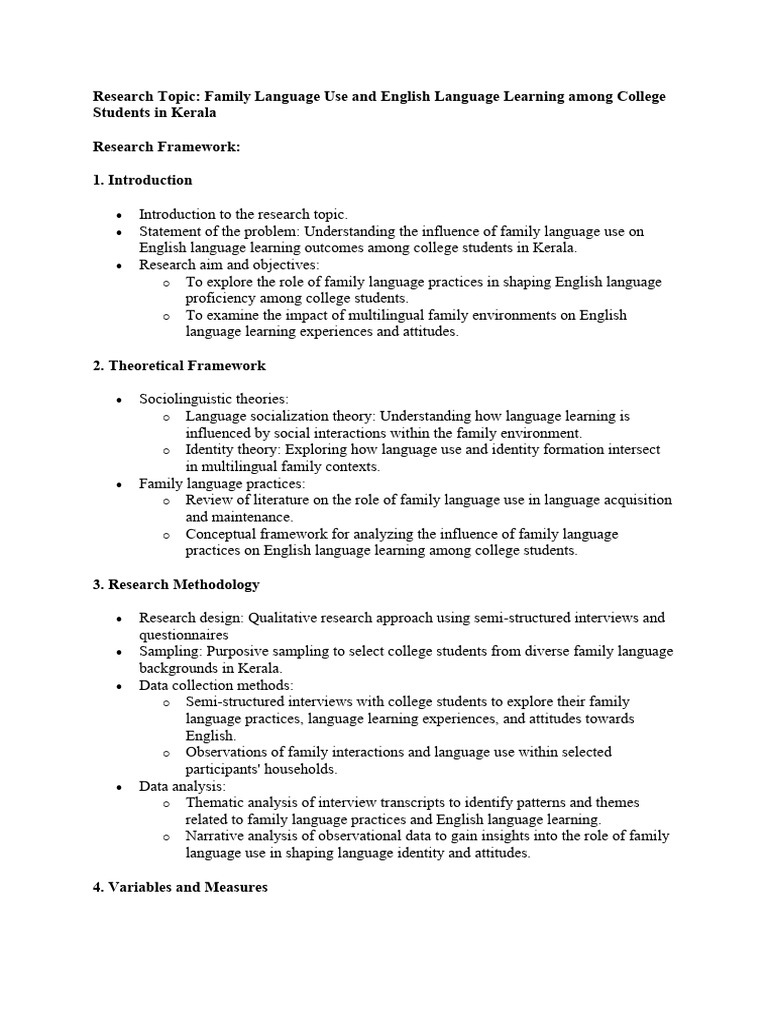 Family Language Impact on English Learning | PDF | Language Acquisition ...