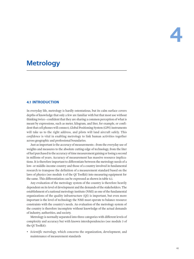 National Metrology Institute Framework | PDF | Metrology | Calibration