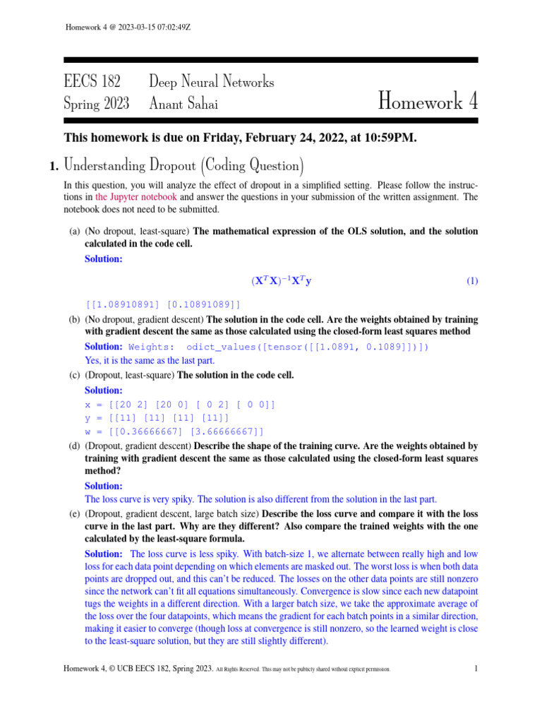Analyzing Dropout in Neural Networks | PDF | Applied Mathematics