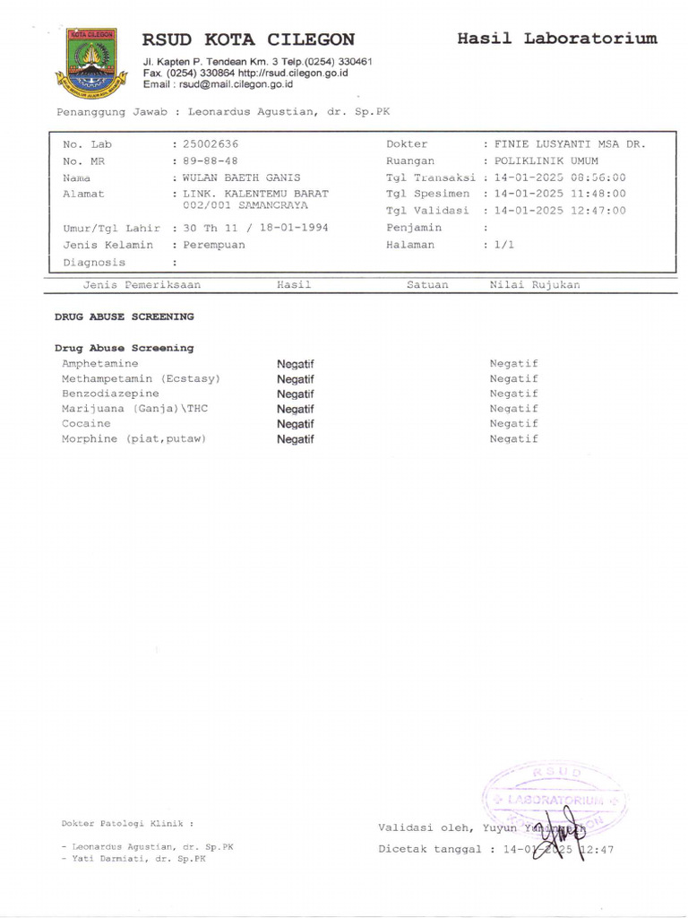 Hasil Lab | PDF