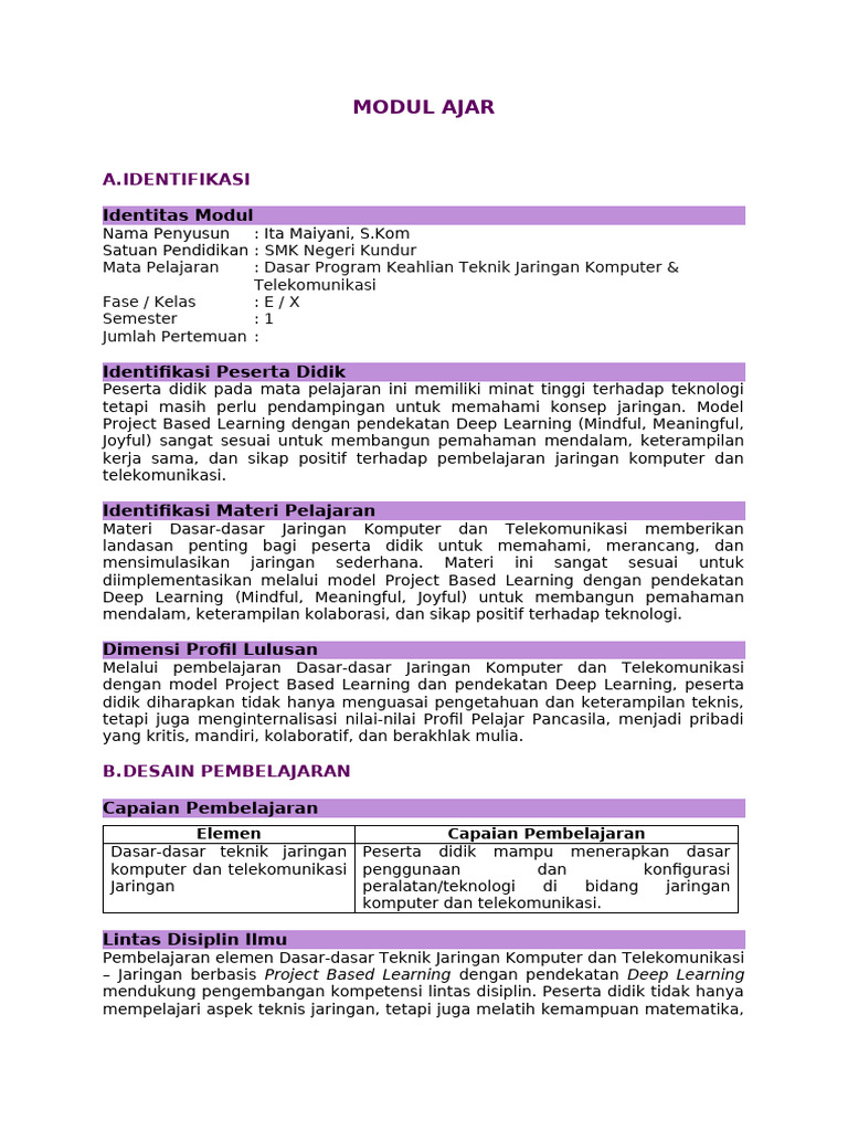 Modul Dasar Dasar Tjkt Pdf