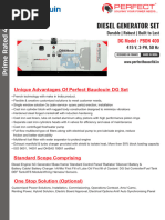 Diesel Generator Specifications and Dimensions | PDF | Diesel Engine ...