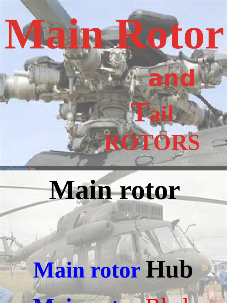 5-Main and Tail Rotors | PDF | Helicopter Rotor | Flap (Aeronautics)