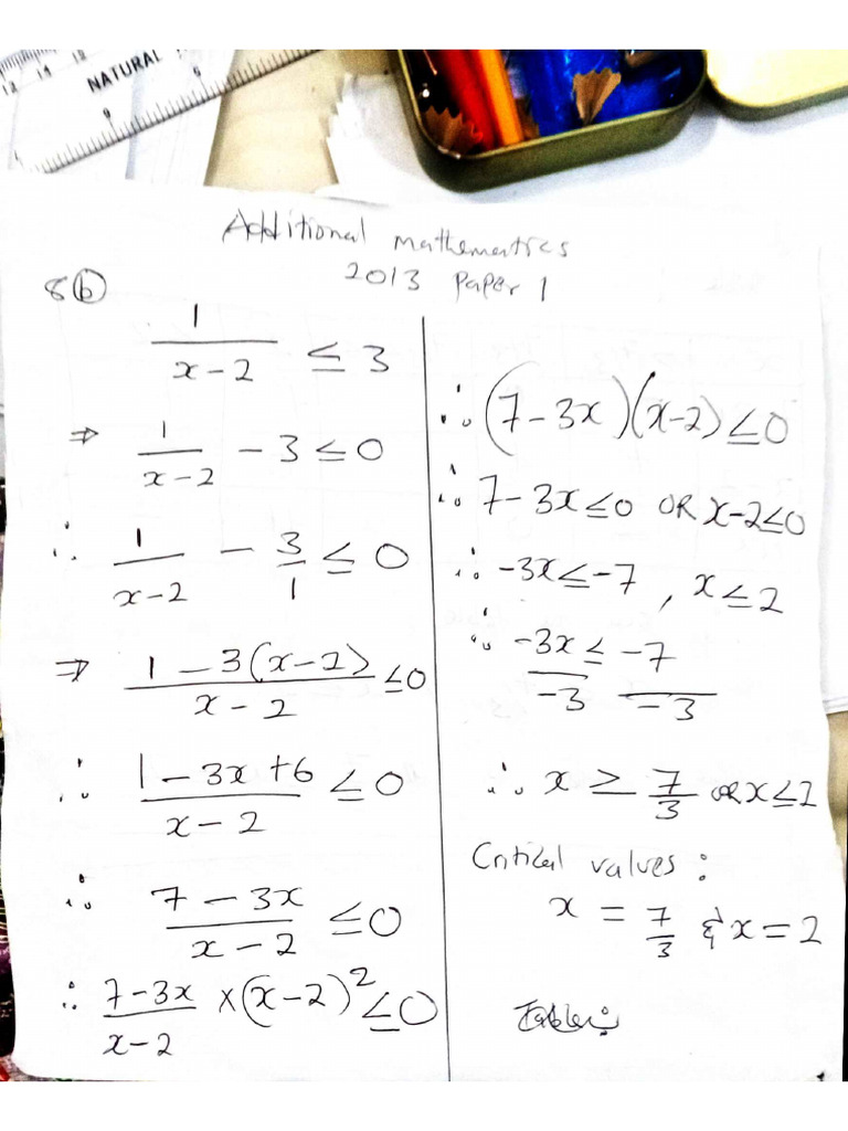 2013 Addma Paper 1 Solutions - 015611 | PDF