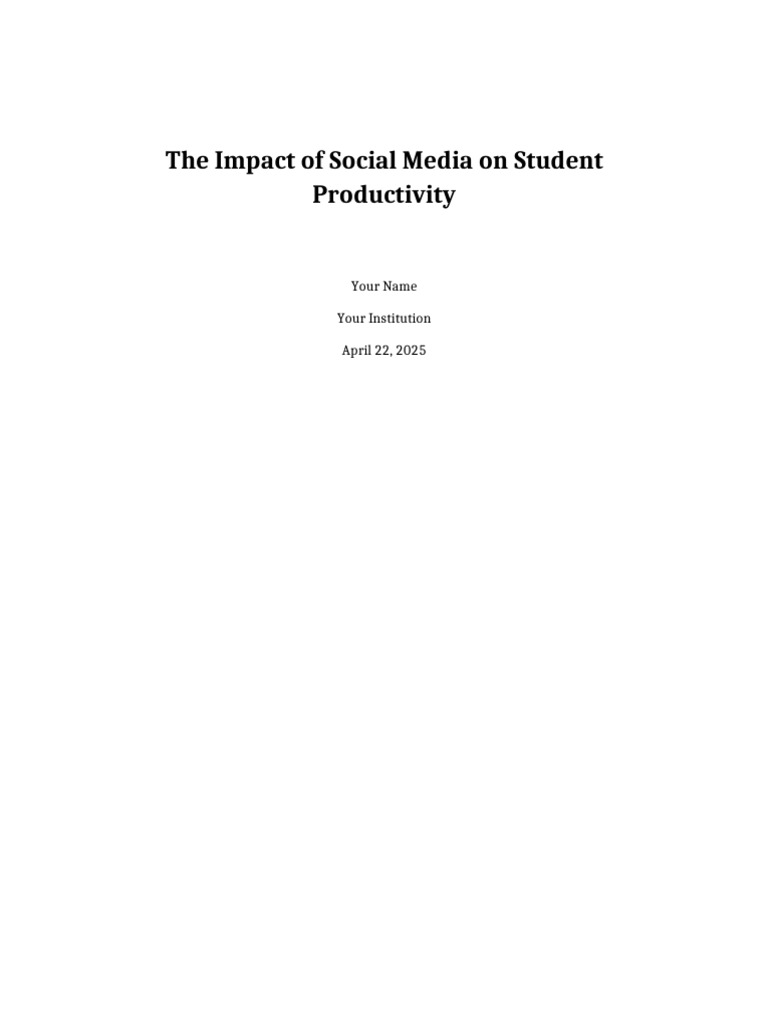 Social Media Report Template | PDF