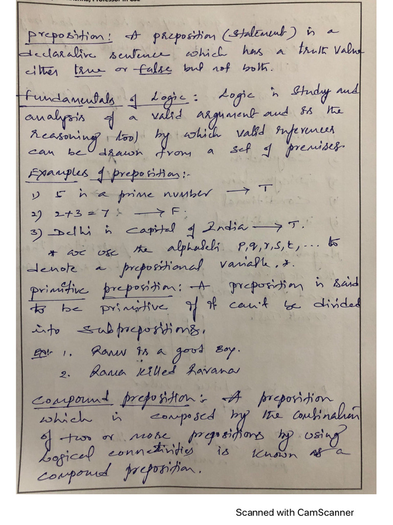 Mfcs Notes by MK Unit-1 | PDF
