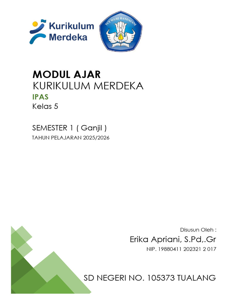 Modul Ajar IPAS Kelas 5 Semester 1 | PDF