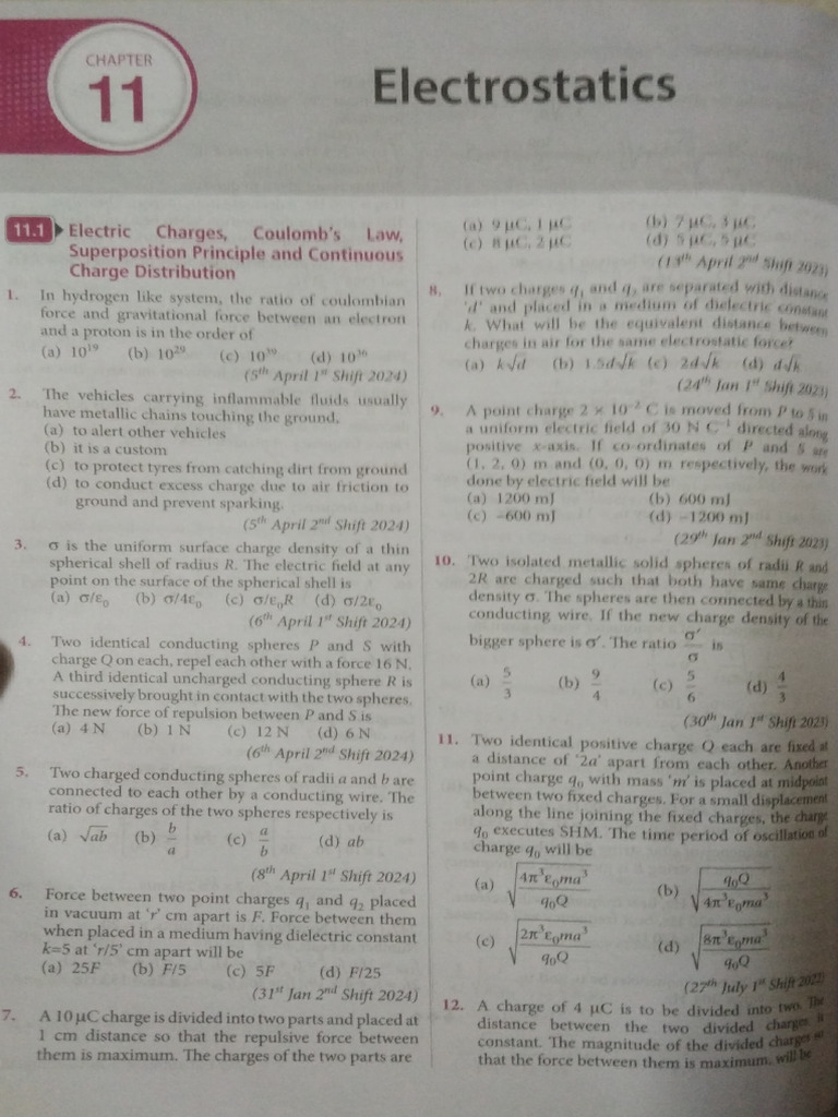 Electrostatics 1 | PDF