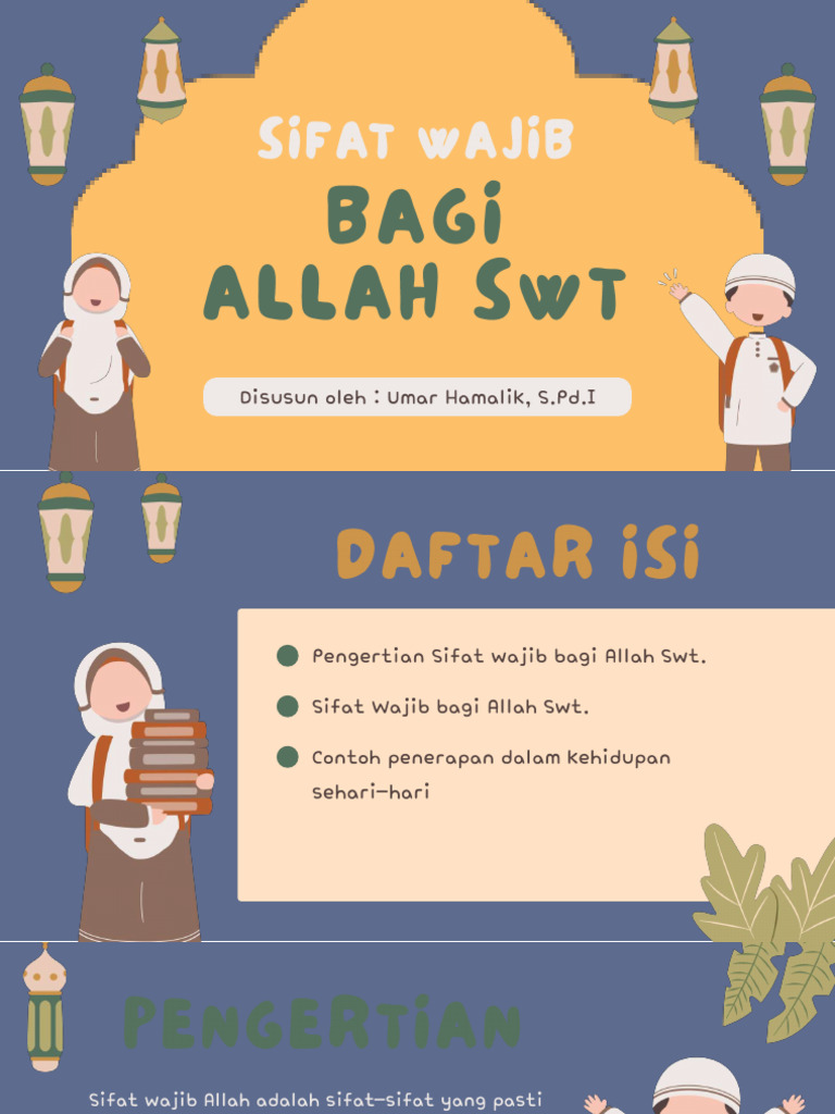 Sifat Wajib Bagi Allah | PDF