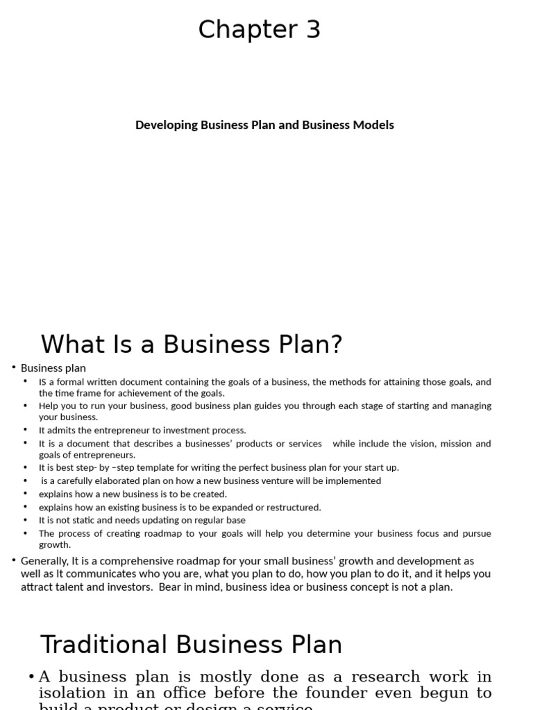 Chapter BUSINESS PLAN - 020170020614 | PDF | Business Plan | Business ...