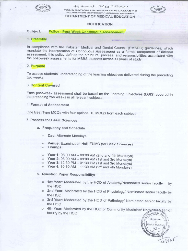 Post Week Continuous Assessment | PDF