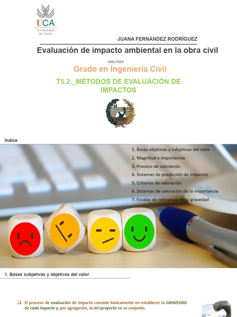 Evaluación de Impacto Ambiental en Obras Civiles | PDF | Evaluación de ...