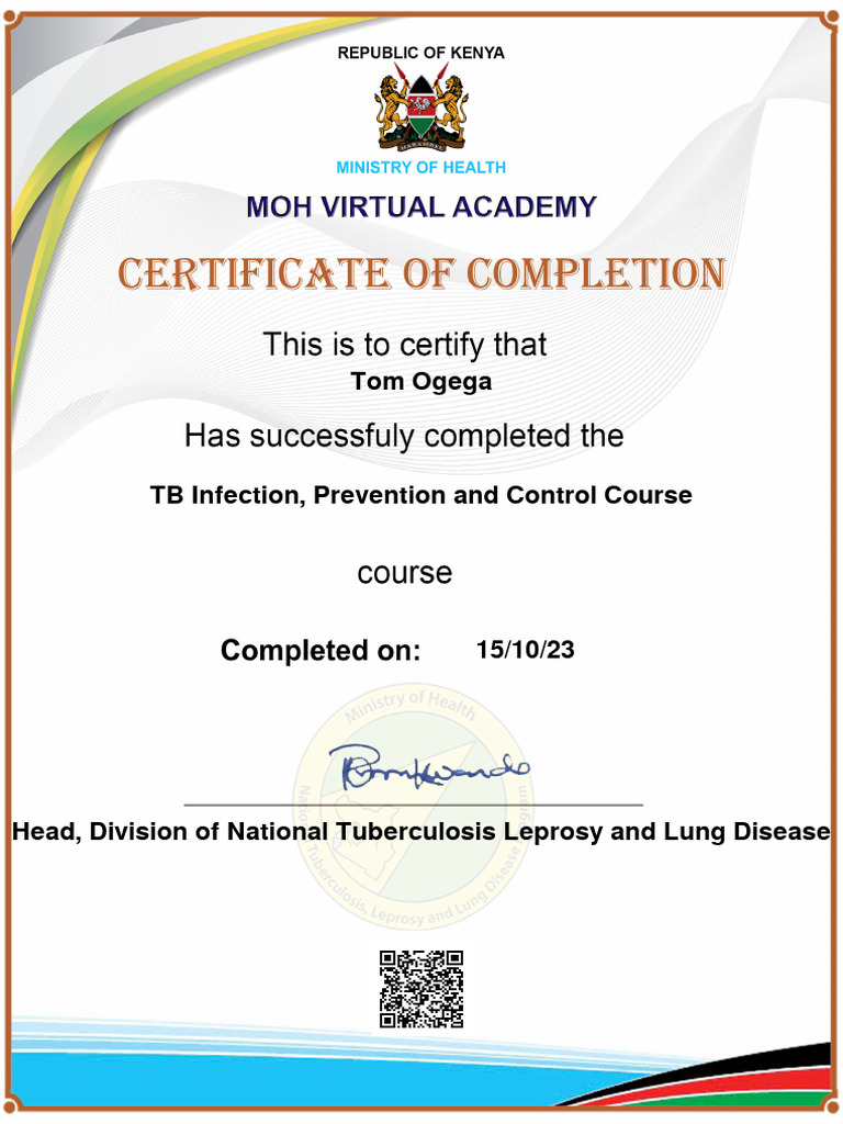 TB Infection Control Course Overview | PDF