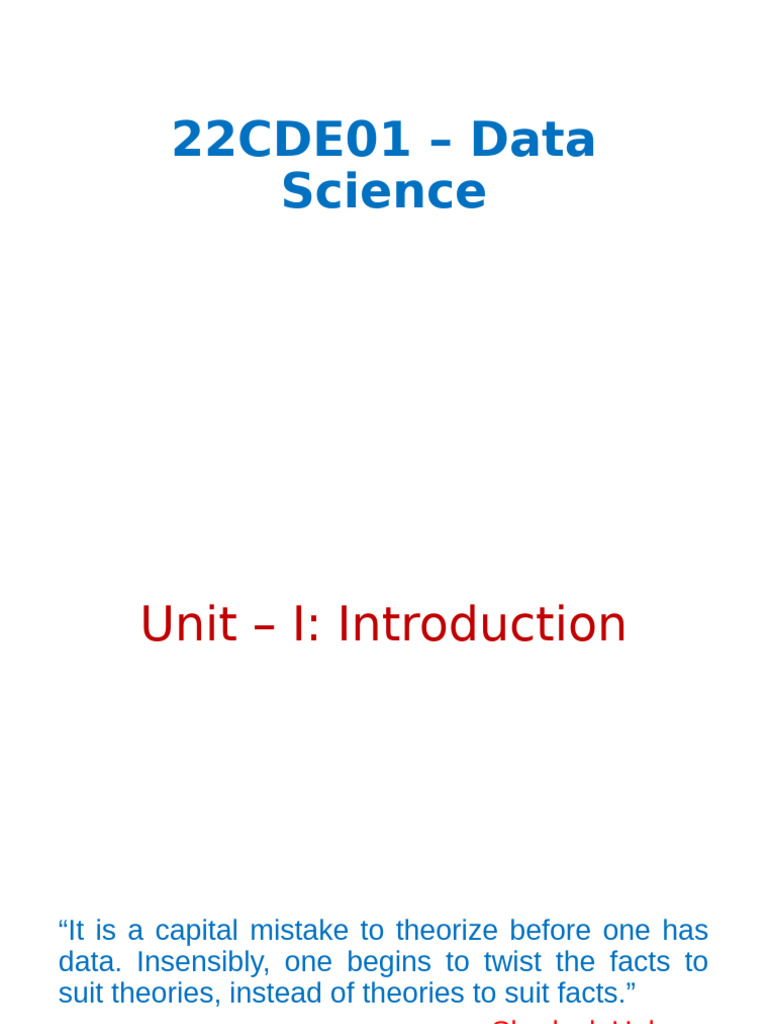 Introduction to Data Science Concepts | PDF | Analytics | Json