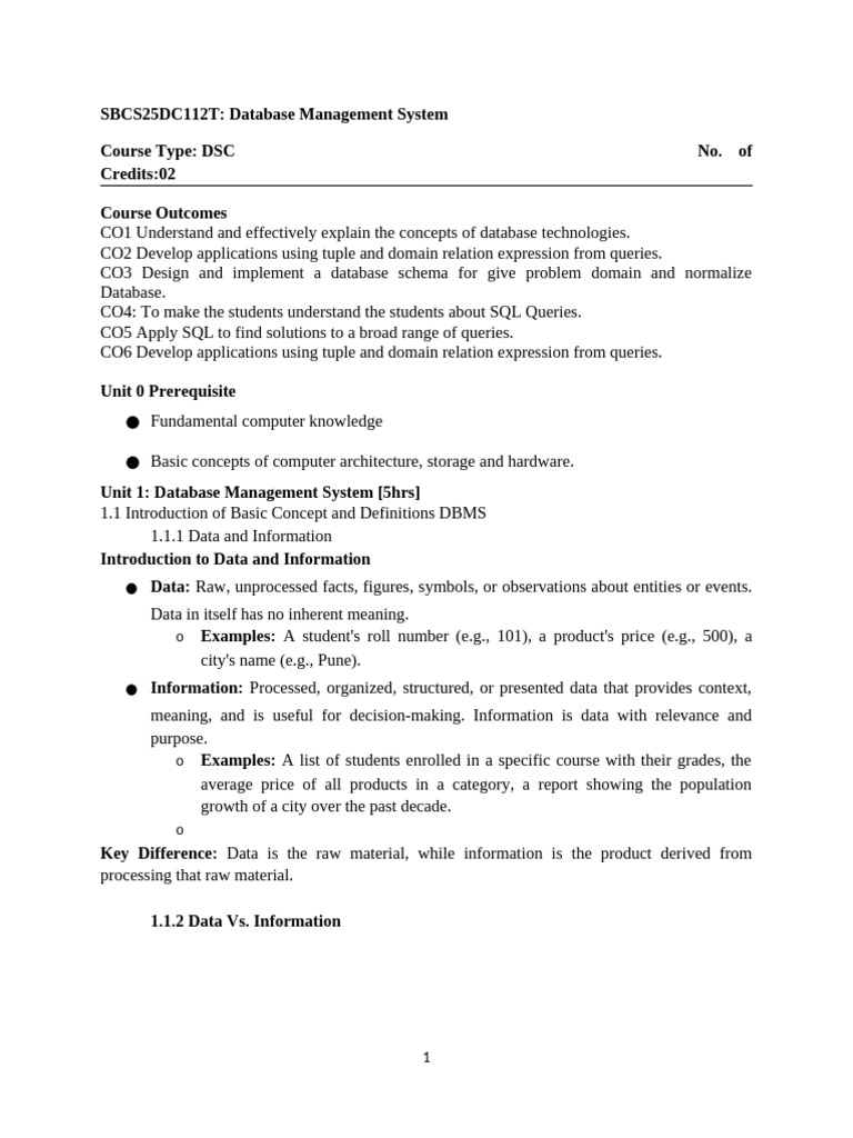 Database Management System Overview | PDF | Databases | Relational Model