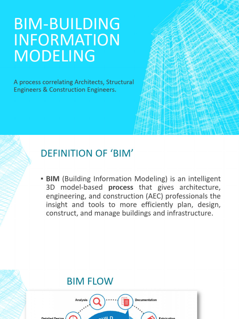 BIM Process Overview for AEC Professionals | PDF | Building Information ...