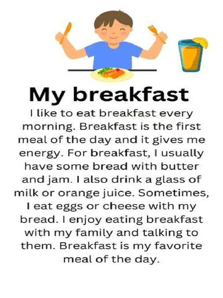 My Breakfast | PDF