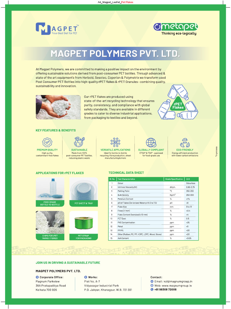 Pet Flakes Magpet Leaflet | PDF