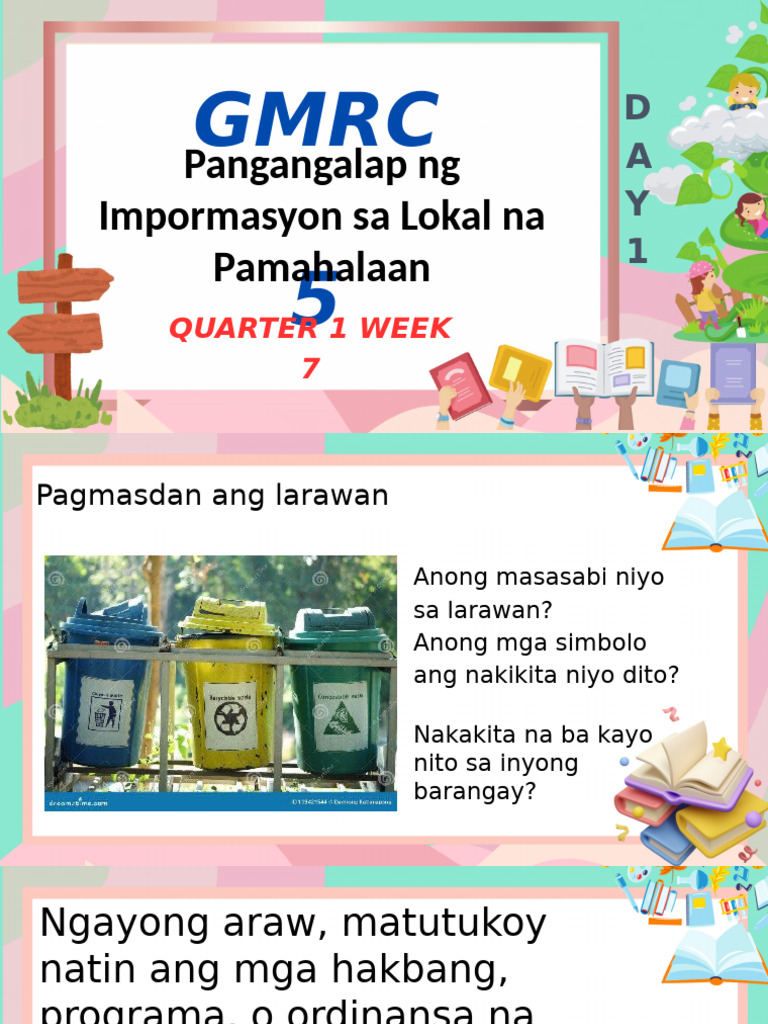 GMRC Ve 5 Q1 W7 | PDF