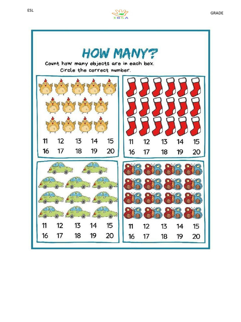 Numbers How Many | PDF