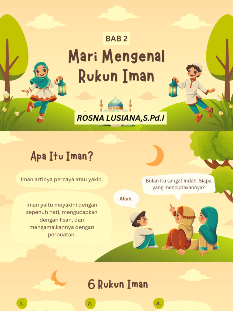 Mengenal 6 Rukun Iman dalam Islam | PDF
